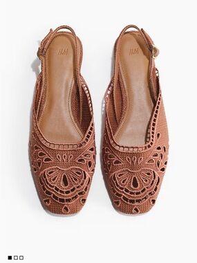 Eyelet Slingbacks
